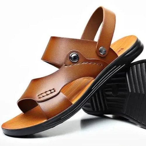 Comfortable summer shoes and open toe flat sandals
