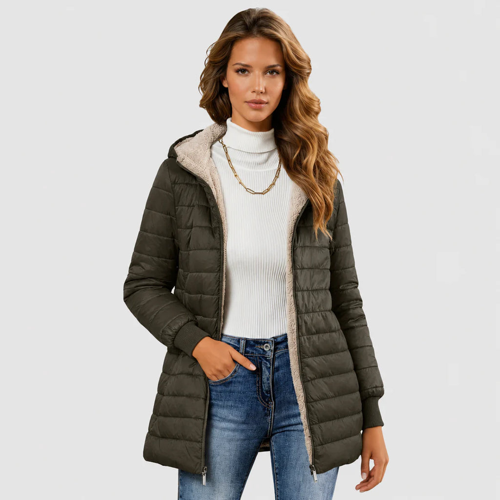 Rowella | Women’s Hooded Quilted Puffer Jacket