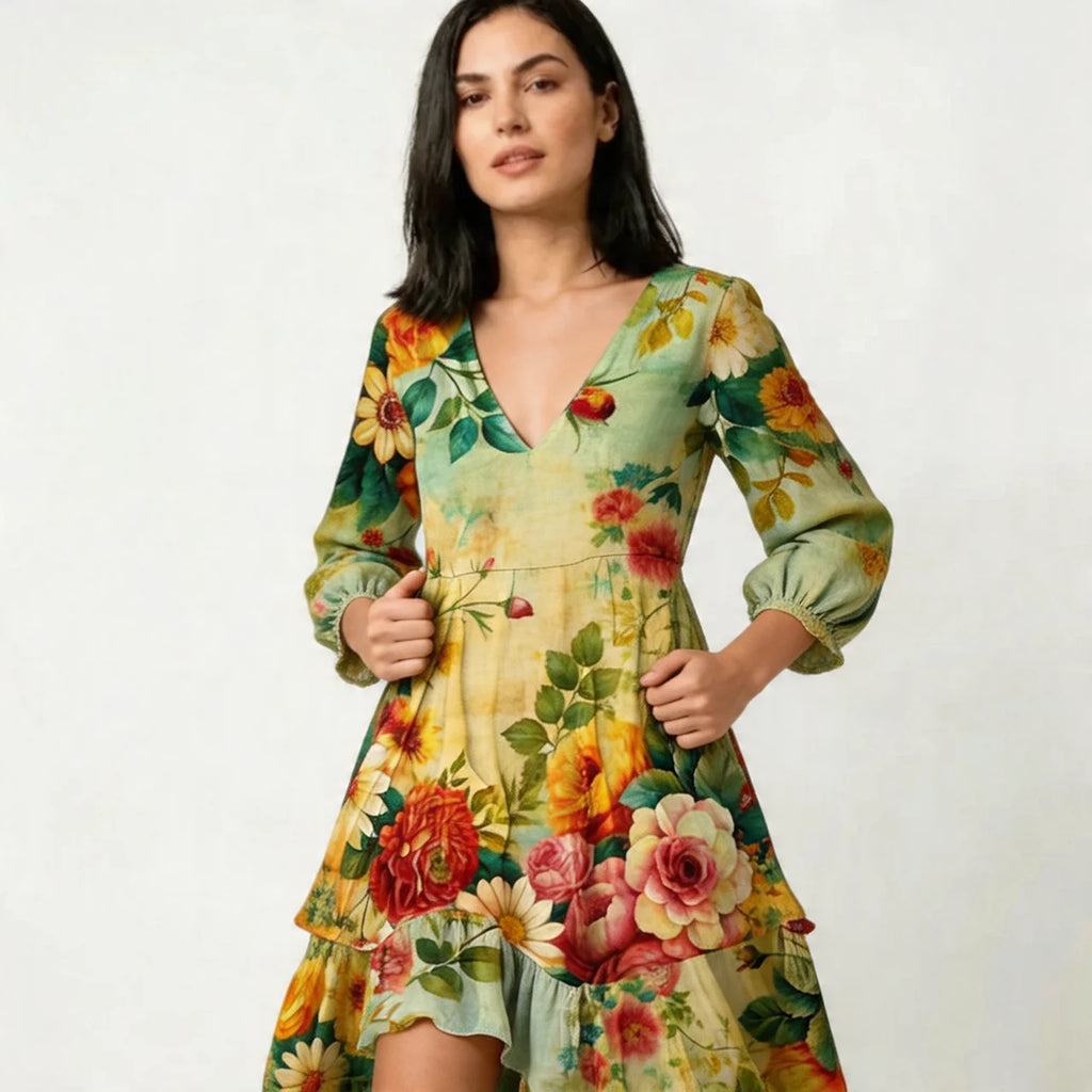Women’s Floral Midi Summer Dress