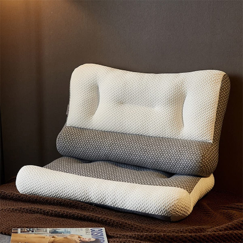 Sleep posture improvement pillow designed for chronic neck and shoulder relief