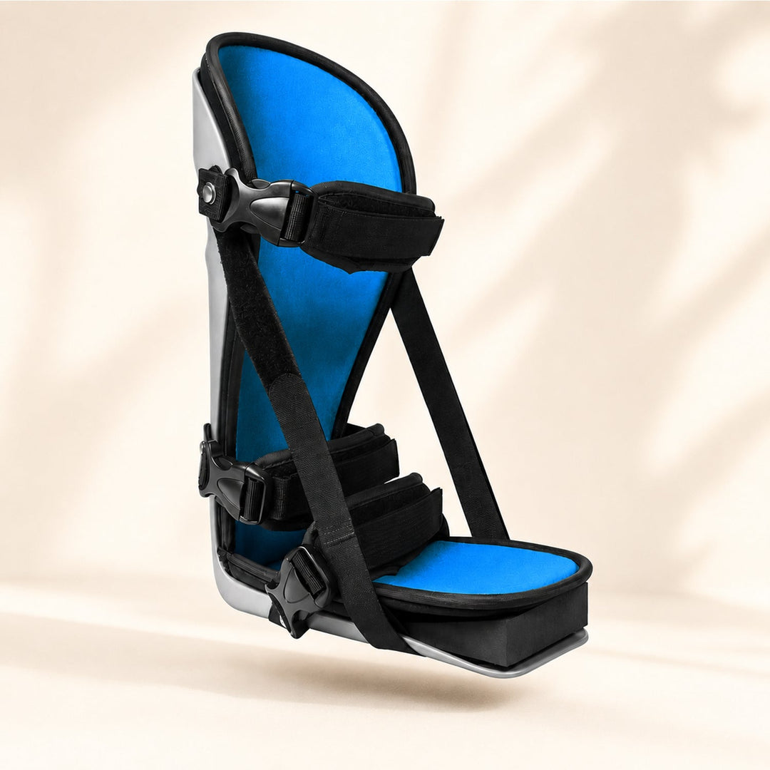 Plantar fasciitis foot support brace shown against a neutral background