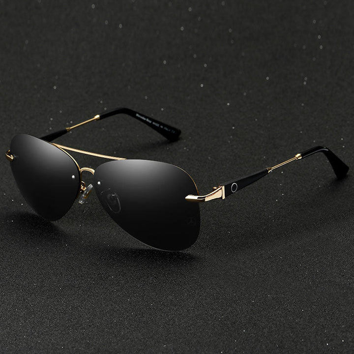 Stylish driving glasses with double bridge design and comfortable nose pads