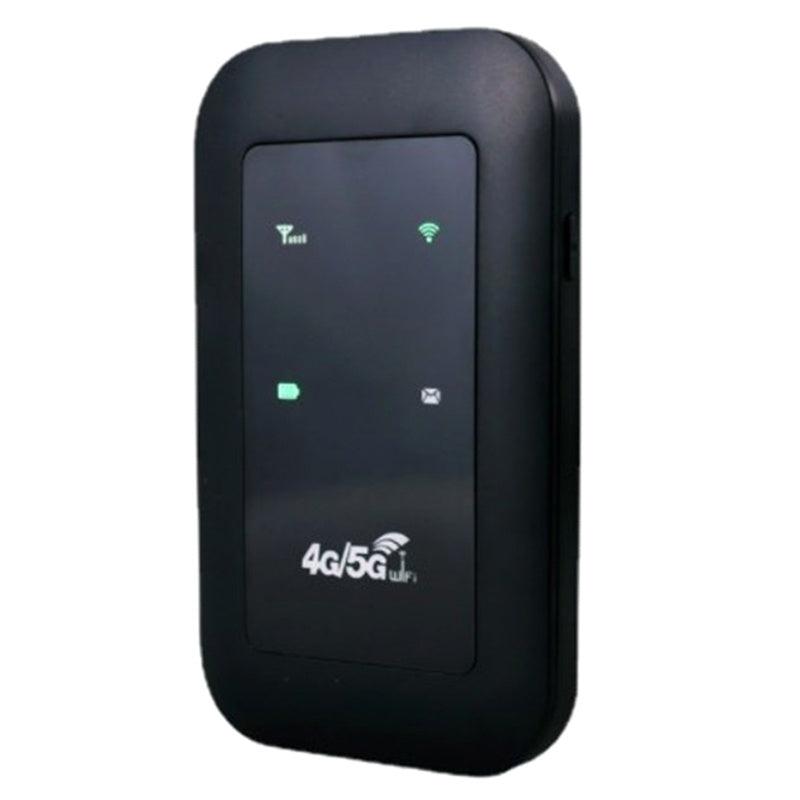 Portable 5G WiFi Router front view showing status indicator lights