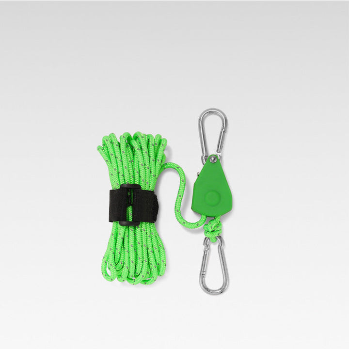 Durable outdoor gear reflective cord for hiking and backpacking
