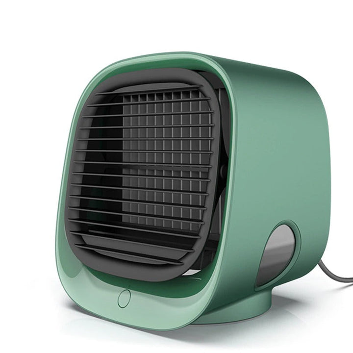Green portable USB car air conditioner unit