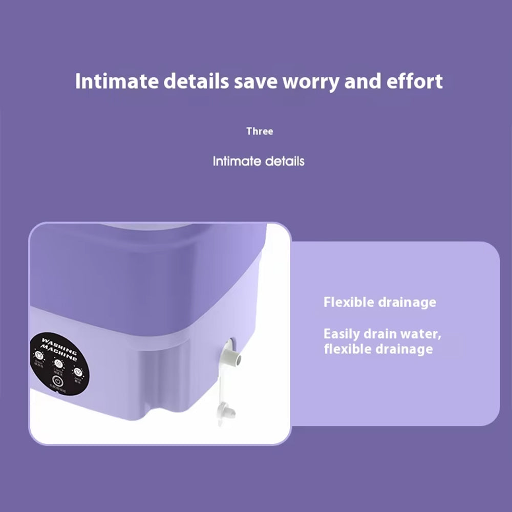 Complete set of mini washer and accessories for camping and RV use
