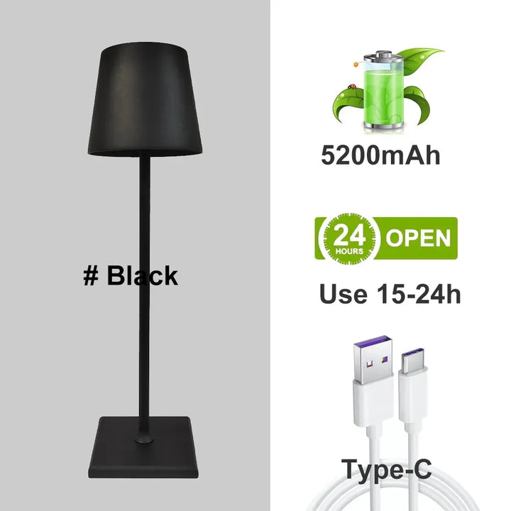 Minimalist aluminium lamp highlighting the LED light fixture