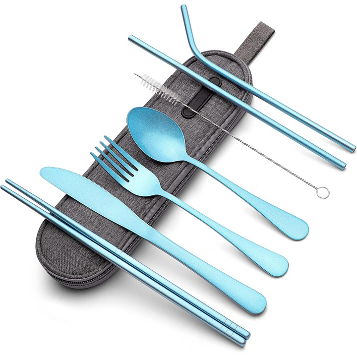 Lightweight portable utensils ideal for office lunch and picnic