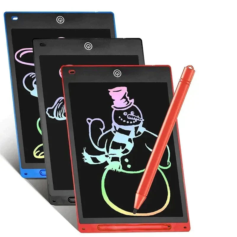 Educational writing tablet for children with easy erase button