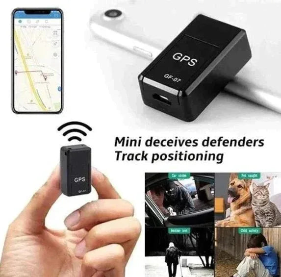 Anti theft magnetic tracker attached under a car chassis for asset protection