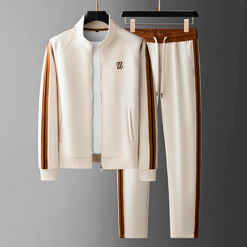Comfortable casual wear tracksuit showing waistband and pockets