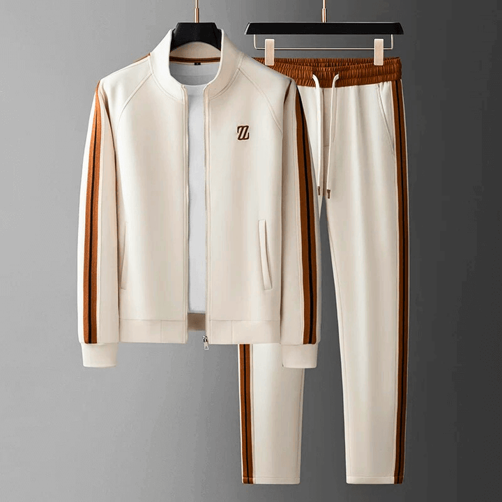Comfortable casual wear tracksuit showing waistband and pockets