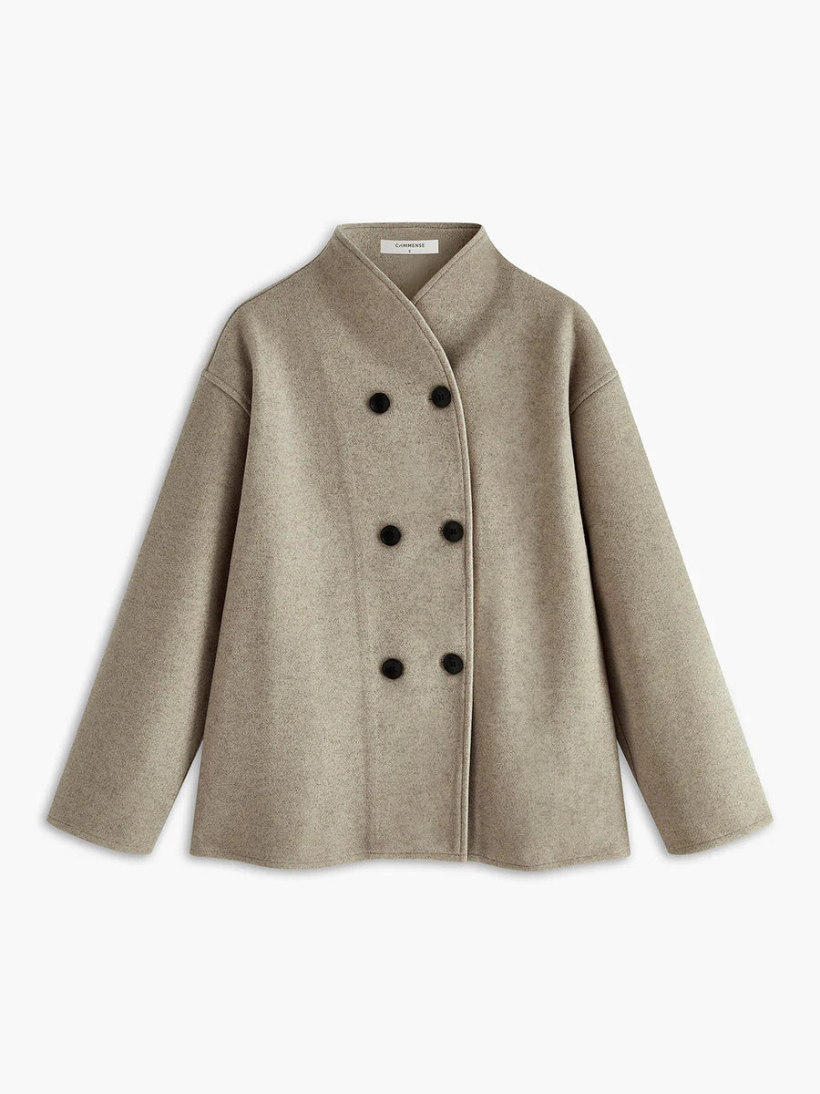 Sheila | Women’s Double Breasted Short Coat