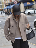 Sheila | Women’s Double Breasted Short Coat