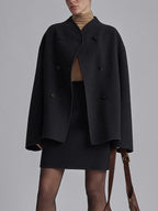 Sheila | Women’s Double Breasted Short Coat