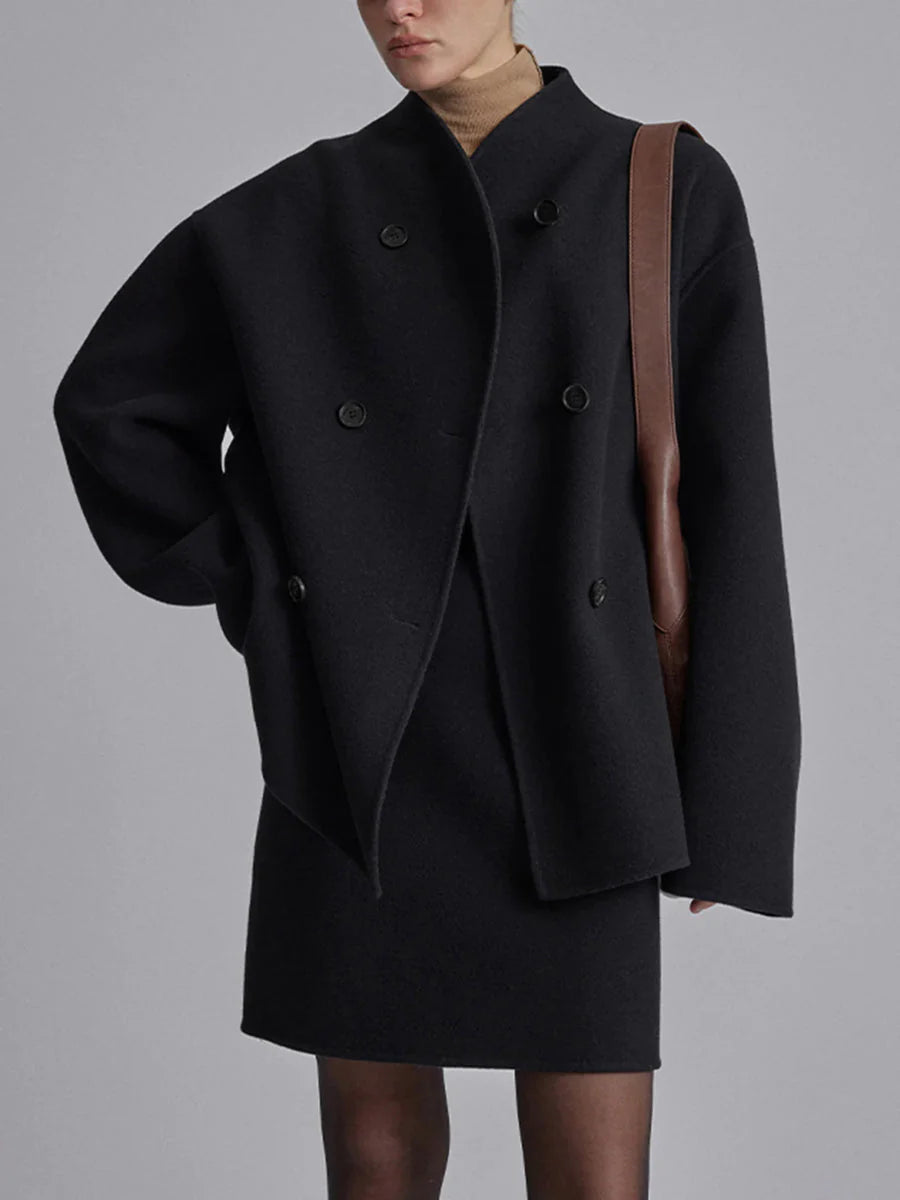 Sheila | Women’s Double Breasted Short Coat