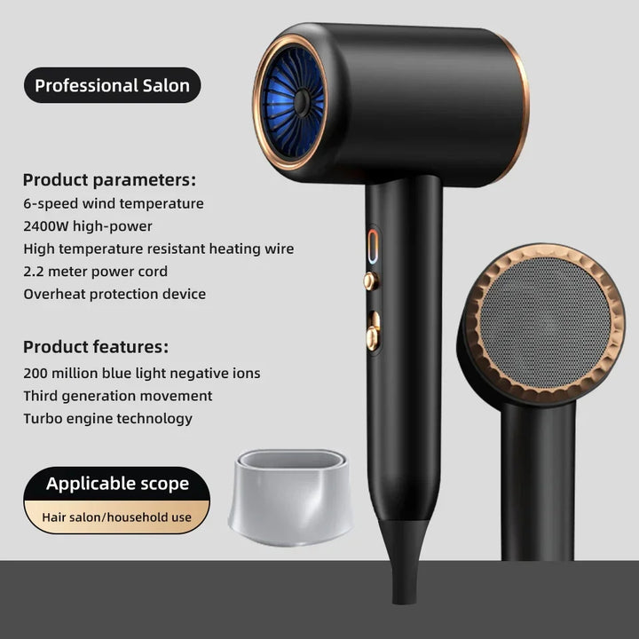 Ultimate ionic hair dryer for frizz control at home