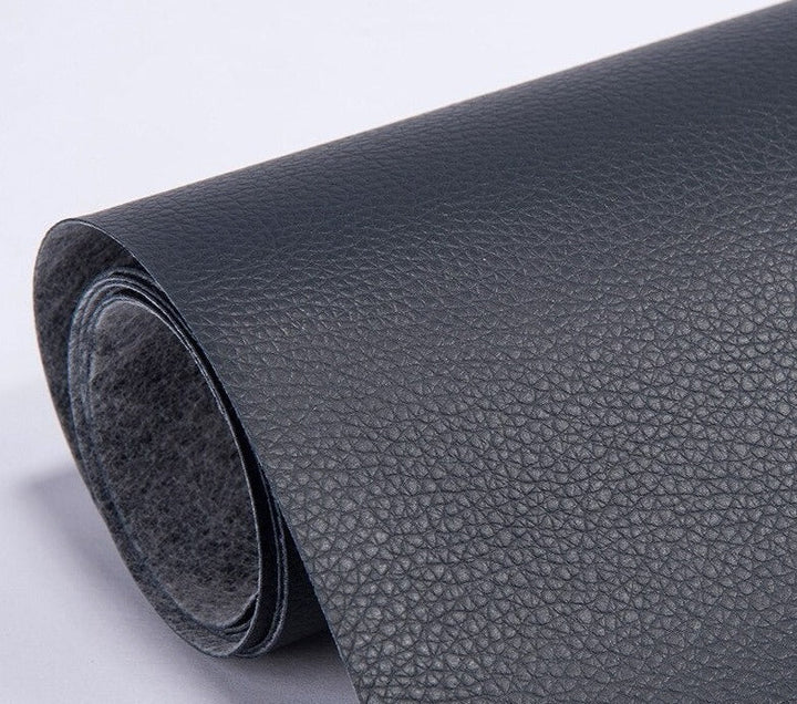 Cut-to-size DIY leather patch for fixing cracks in leather goods