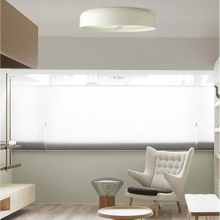 Home lighting solution mounted in a dining area for a clean, architectural look.