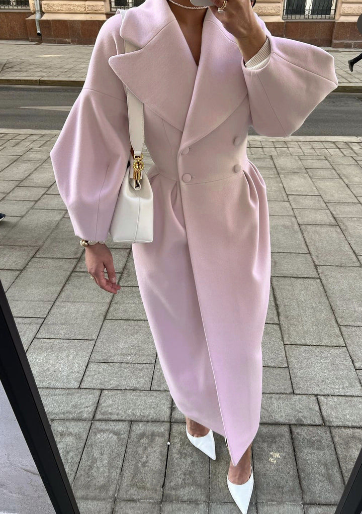 Stylish double breasted outerwear piece from the women's coat collection