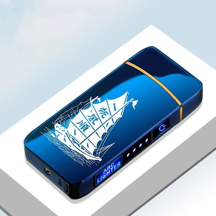 Side profile of the slim windproof rechargeable electric lighter [[lstfy-media:13]]