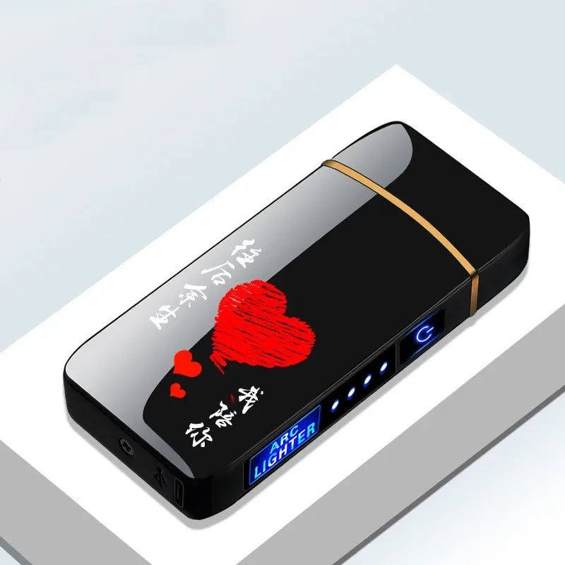 Windproof electric lighter featuring a modern touch sensor design [[lstfy-media:5]]