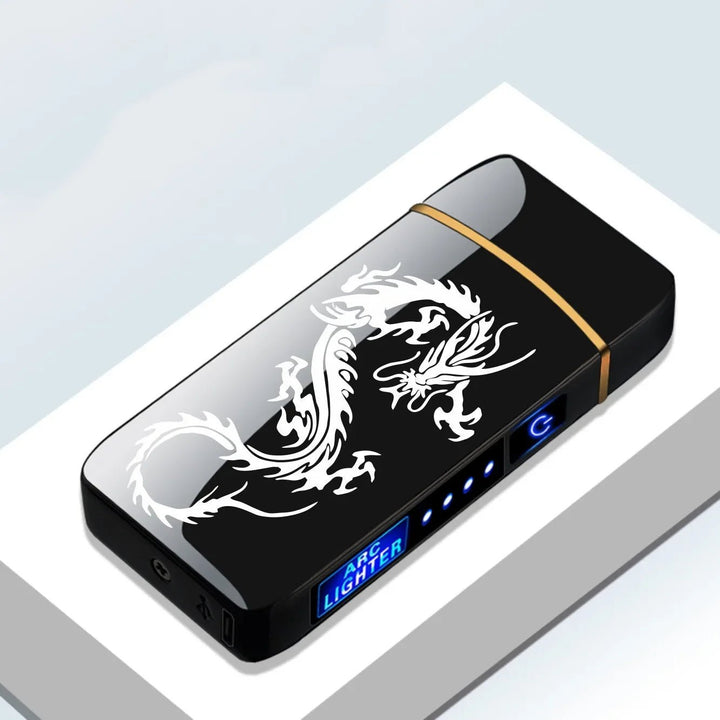 Windproof flame-free plasma lighter held comfortably in hand [[lstfy-media:8]]