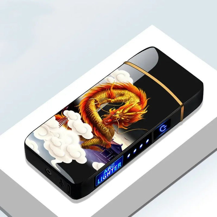 Electric arc lighter USB charging cable connected to the device [[lstfy-media:9]]