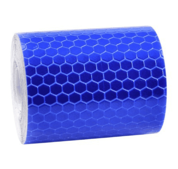 Adhesive night safety tape roll designed for vehicles and gear