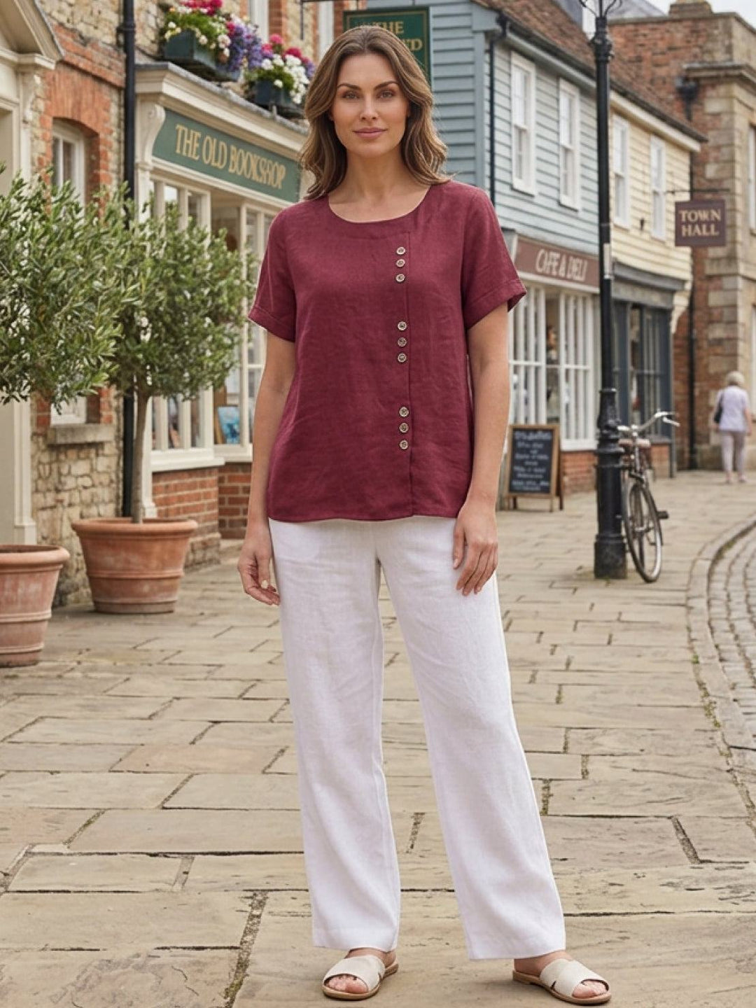 Casual wear essential women's summer fashion tee