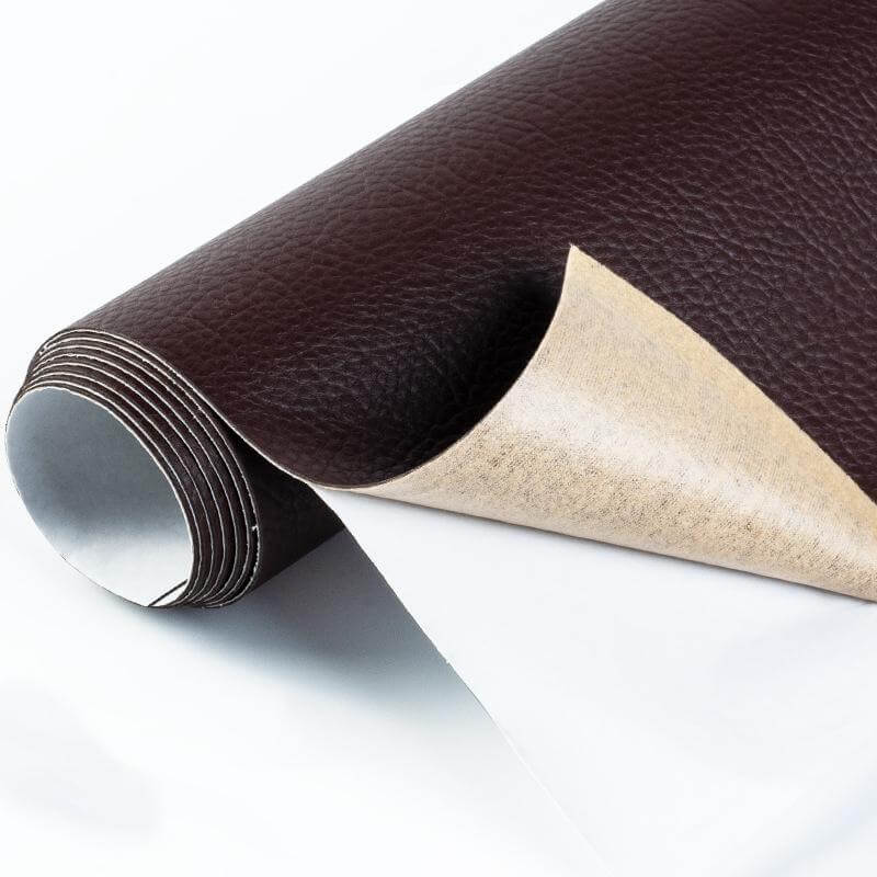 Flexible leather repair tape restoring an old leather jacket