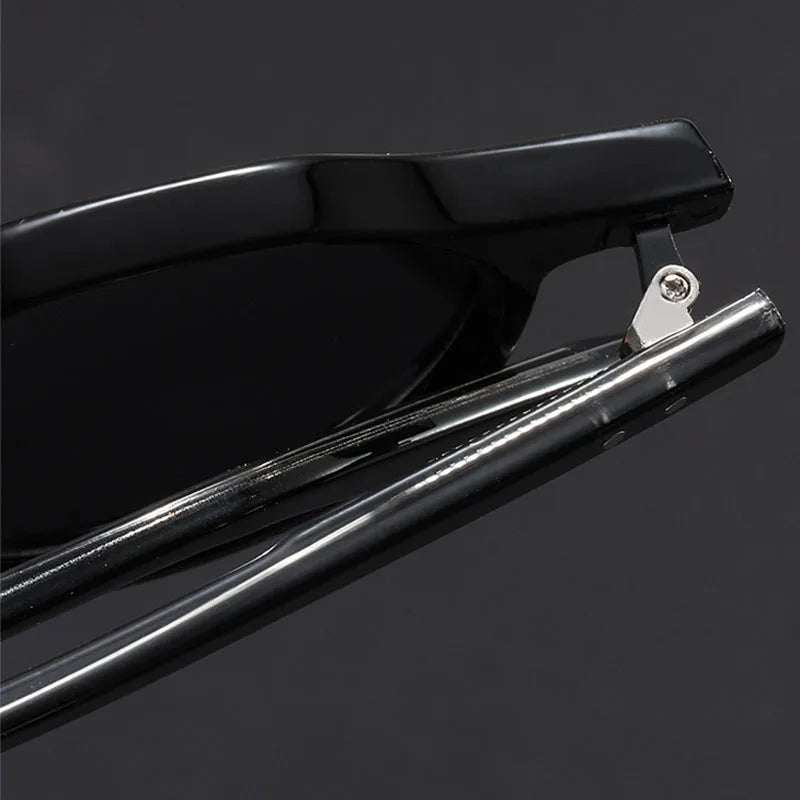 Detailed view of vintage frames and high-quality UV400 sunglass lenses