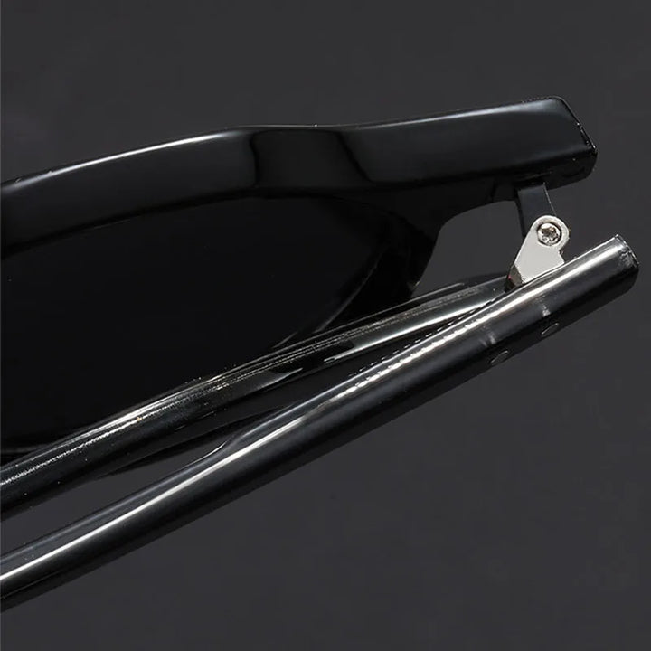 Detailed view of vintage frames and high-quality UV400 sunglass lenses