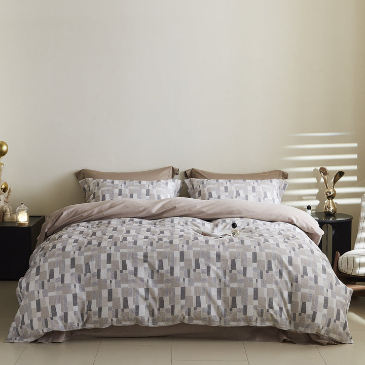 Elegant forest tree pattern duvet cover and sheets