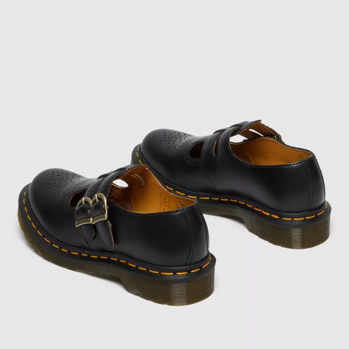 Womens double buckle Mary Jane flats in casual footwear design