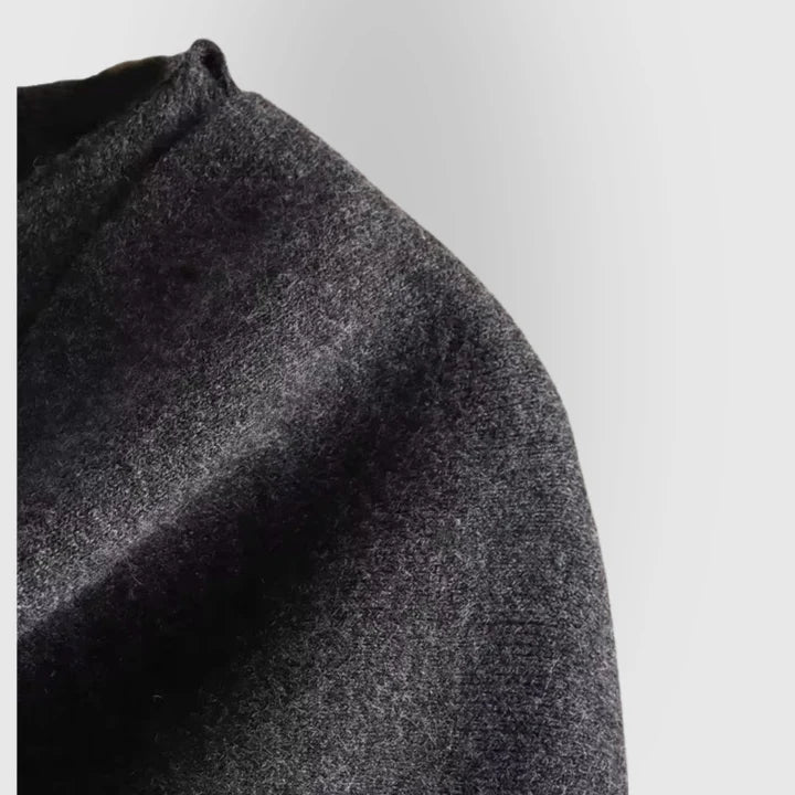 Lora | Women’s Cowl Neck Long Sleeve Cape Coat