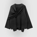Lora | Women’s Cowl Neck Long Sleeve Cape Coat