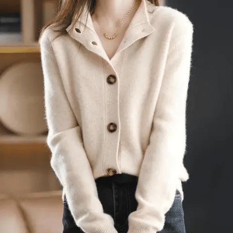 Sheena | Women’s Mock Neck Cardigan