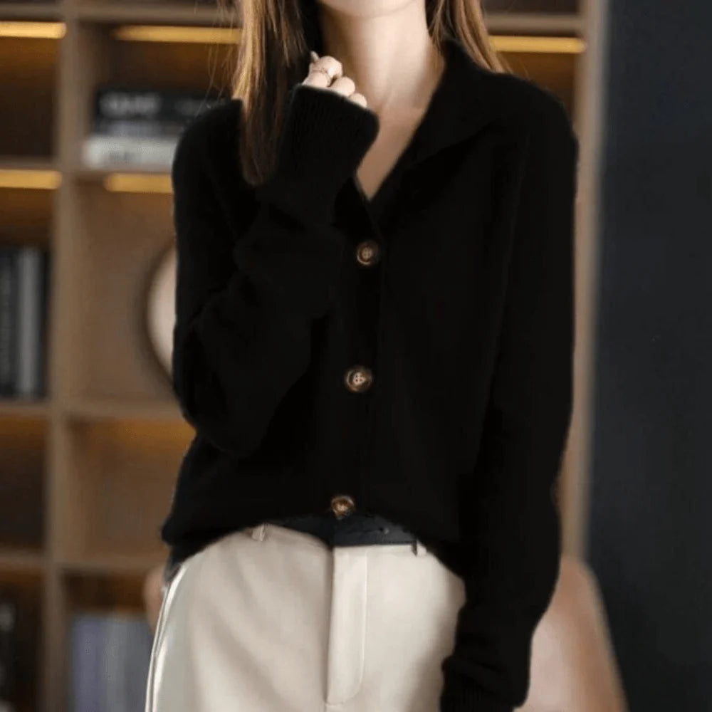 Sheena | Women’s Mock Neck Cardigan