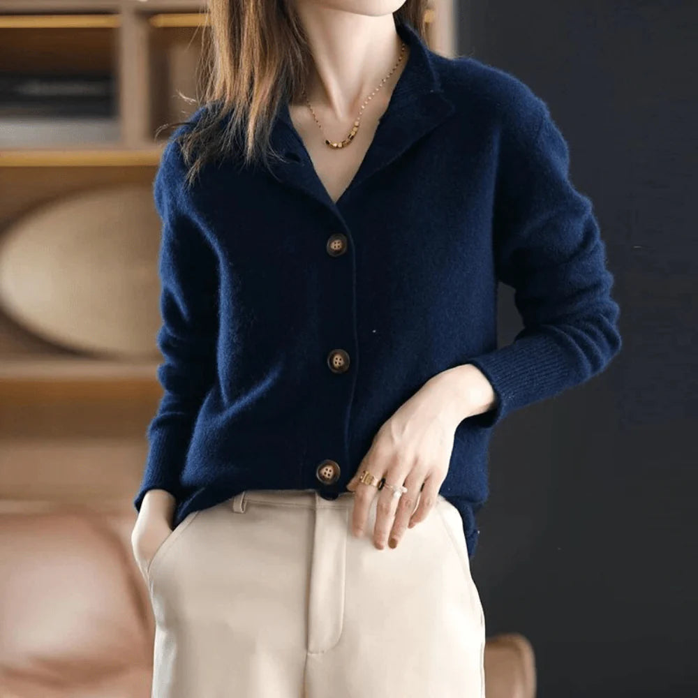Sheena | Women’s Mock Neck Cardigan