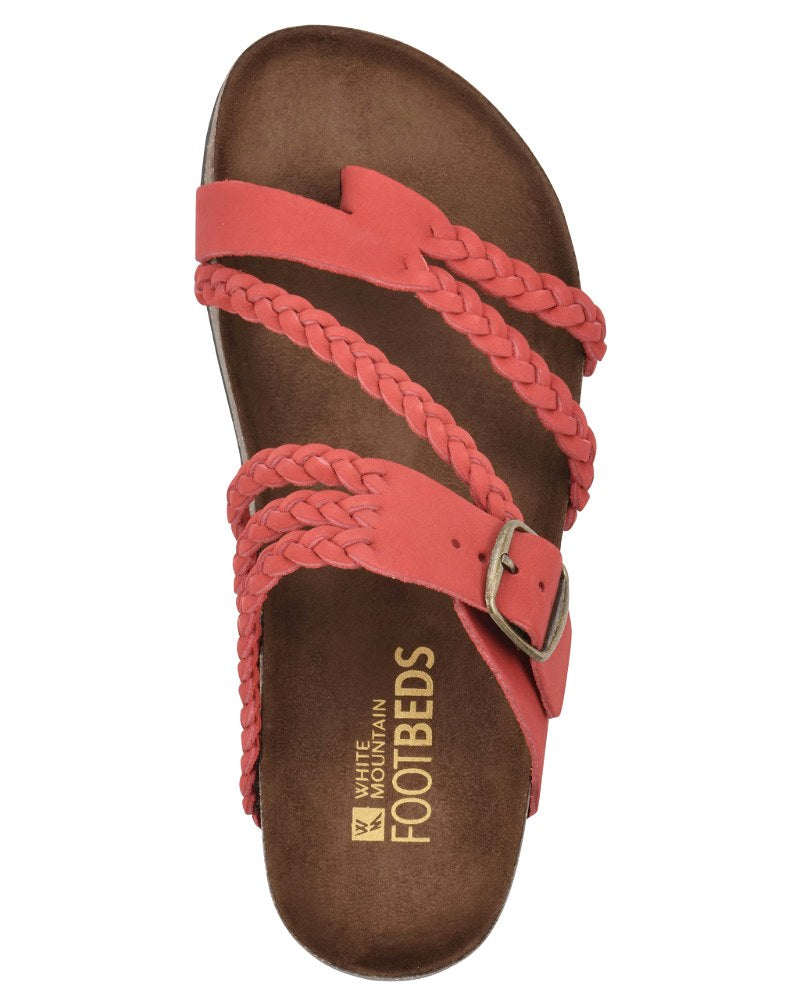Casual holiday footwear for women showcasing trendy braided strap toe loop sandals