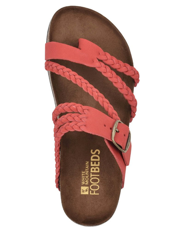 Casual holiday footwear for women showcasing trendy braided strap toe loop sandals