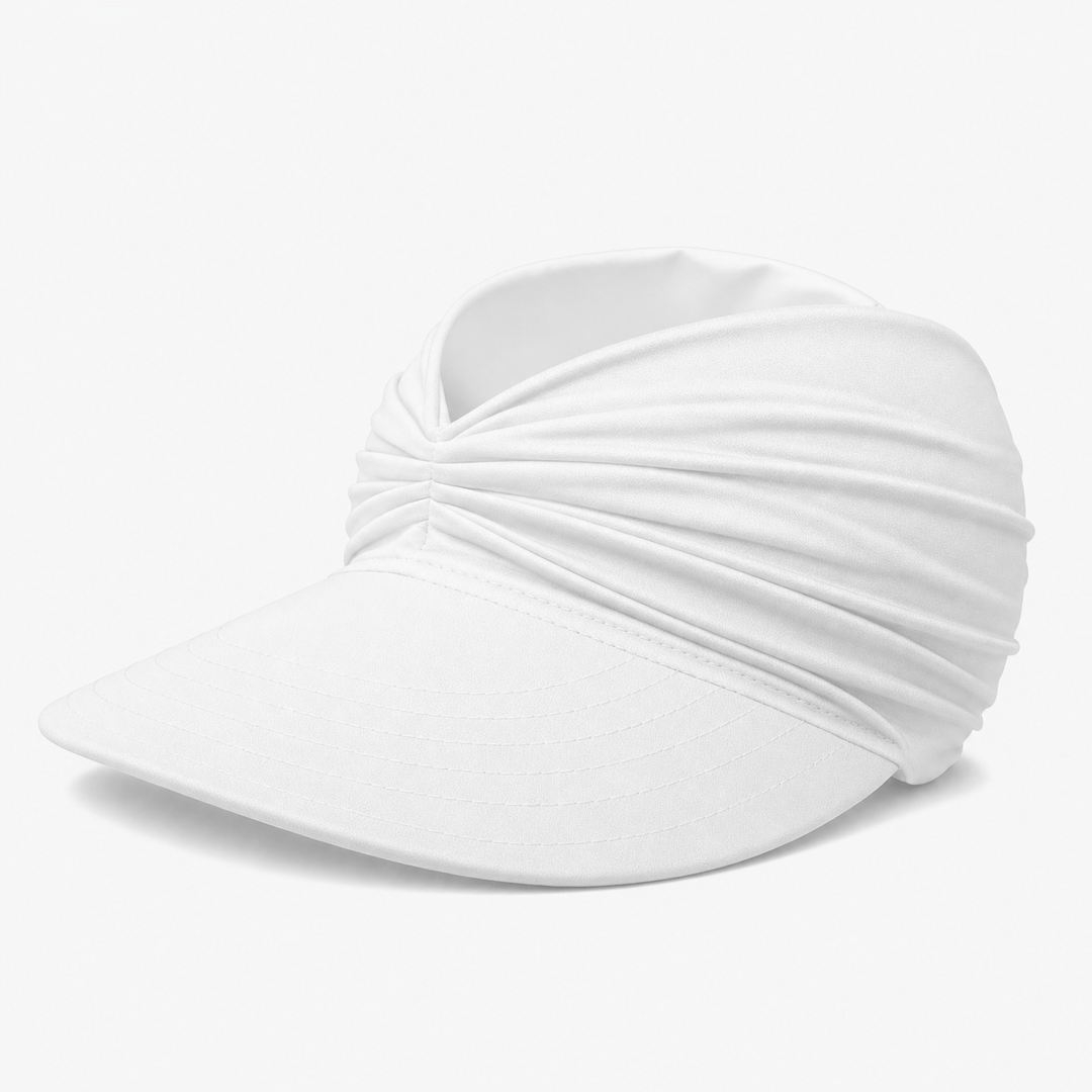Summer beach accessories packable sun visor rolled up for travel