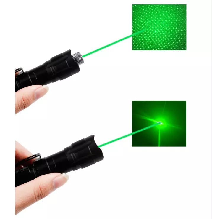 USB rechargeable green laser pointer tool for outdoor stargazing
