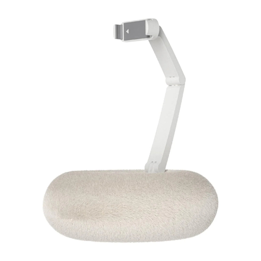 Assorted color phone pillow stands for bed and couch displayed together