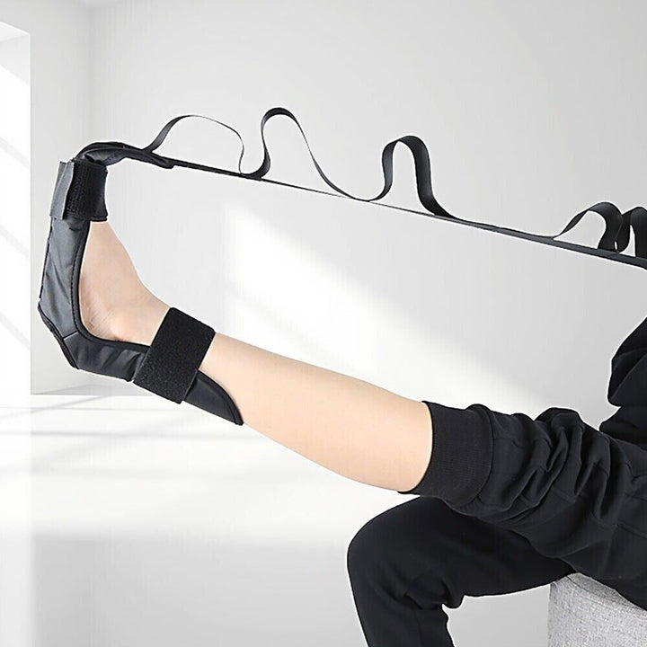 Unisex leg stretcher belt for hamstring stretching and yoga flexibility [[lstfy-media:4]]