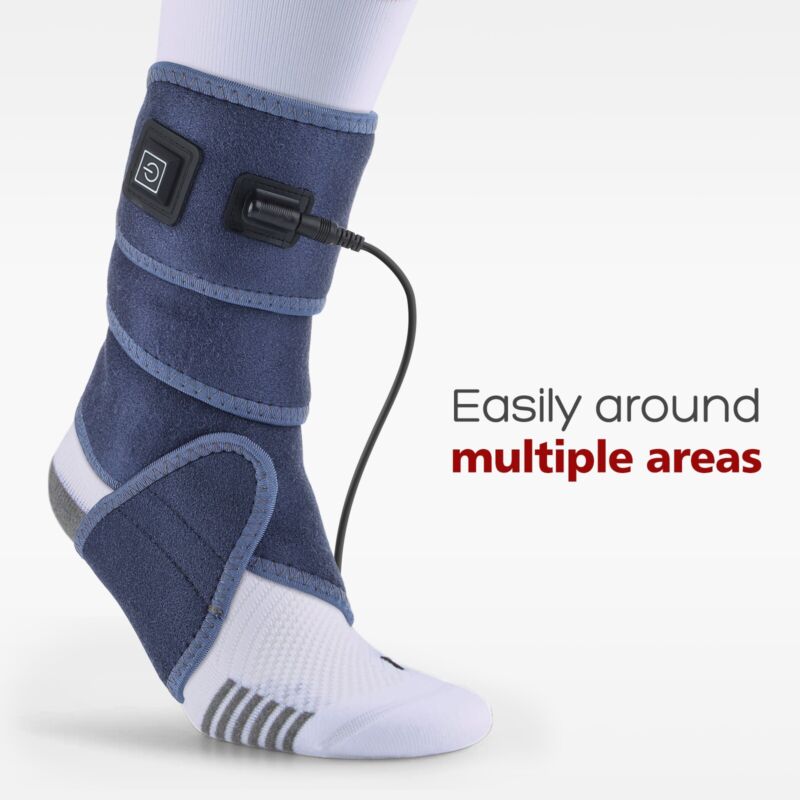 Unisex electric heating wrist wrap for joint pain relief and muscle recovery