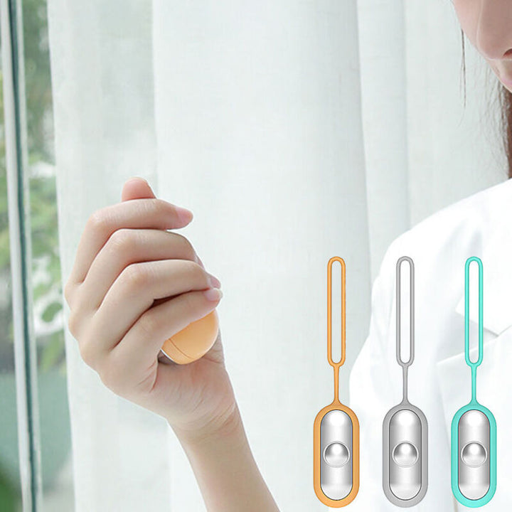 Stress relief wellness gadget featuring smooth contours for anxiety relief.