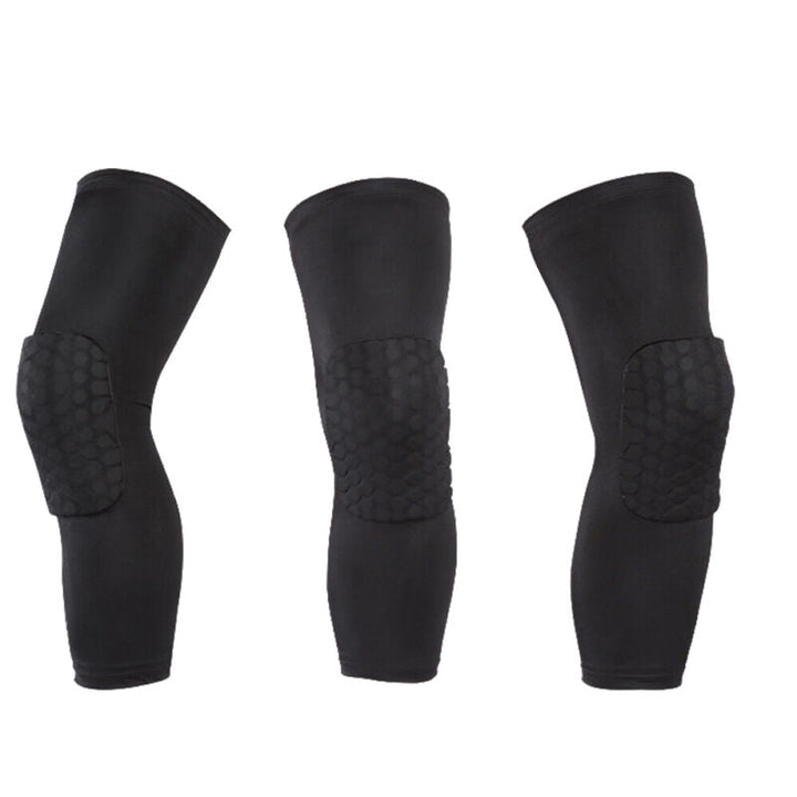 Lightweight joint support knee sleeve paired with athletic footwear