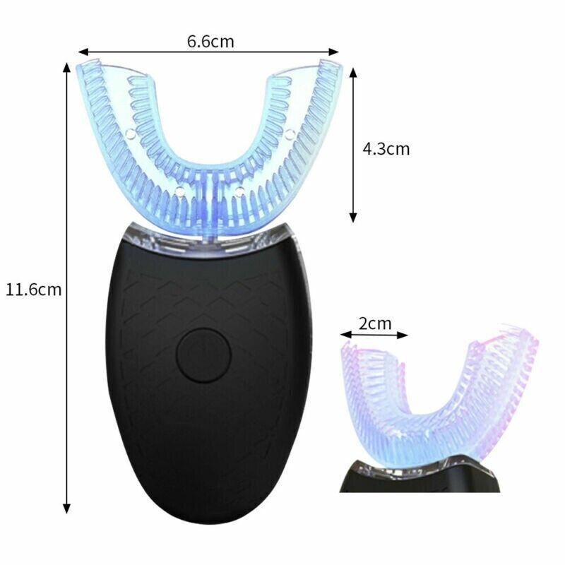 Wireless electric toothbrush with multiple replacement heads
